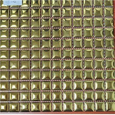Gold Metal Mosaic Tile